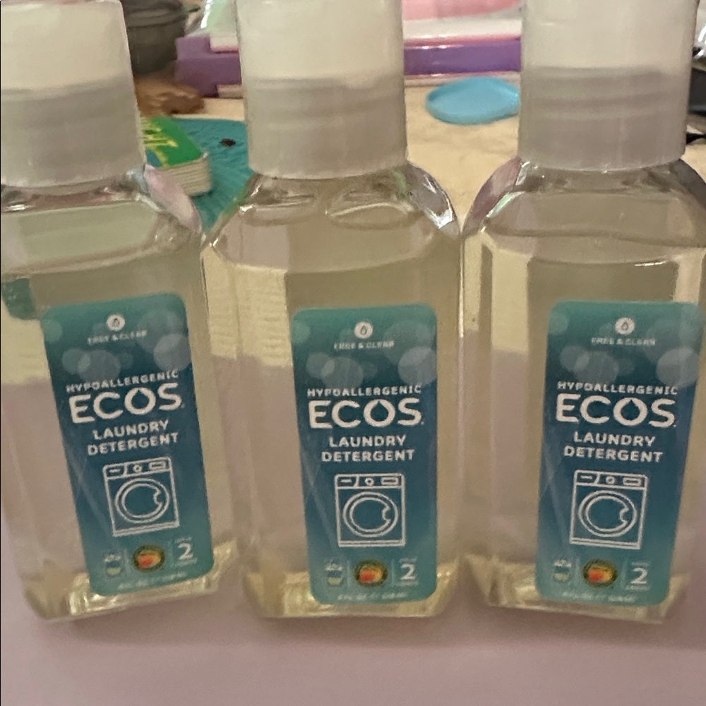 ECOS Hypoallergenic Laundry Detergent set of 3